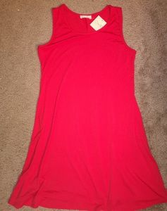 Olivia Rae little red dress, New, sz L